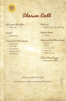 Clarion Call - Oily Hair Shampoo Bar