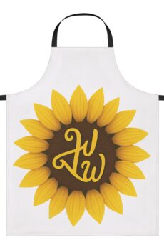 Wild Woman Apron: Bright Sunflower Kitchen Apron